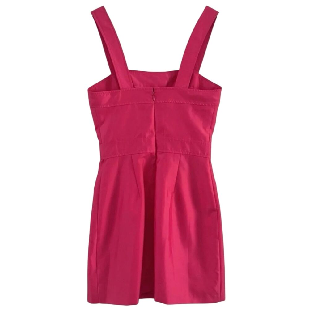 Amanda Uprichard Archie Nylon Barbie Mini Dress Fuchsia Pink XS Revolve Party - Picture 3 of 9